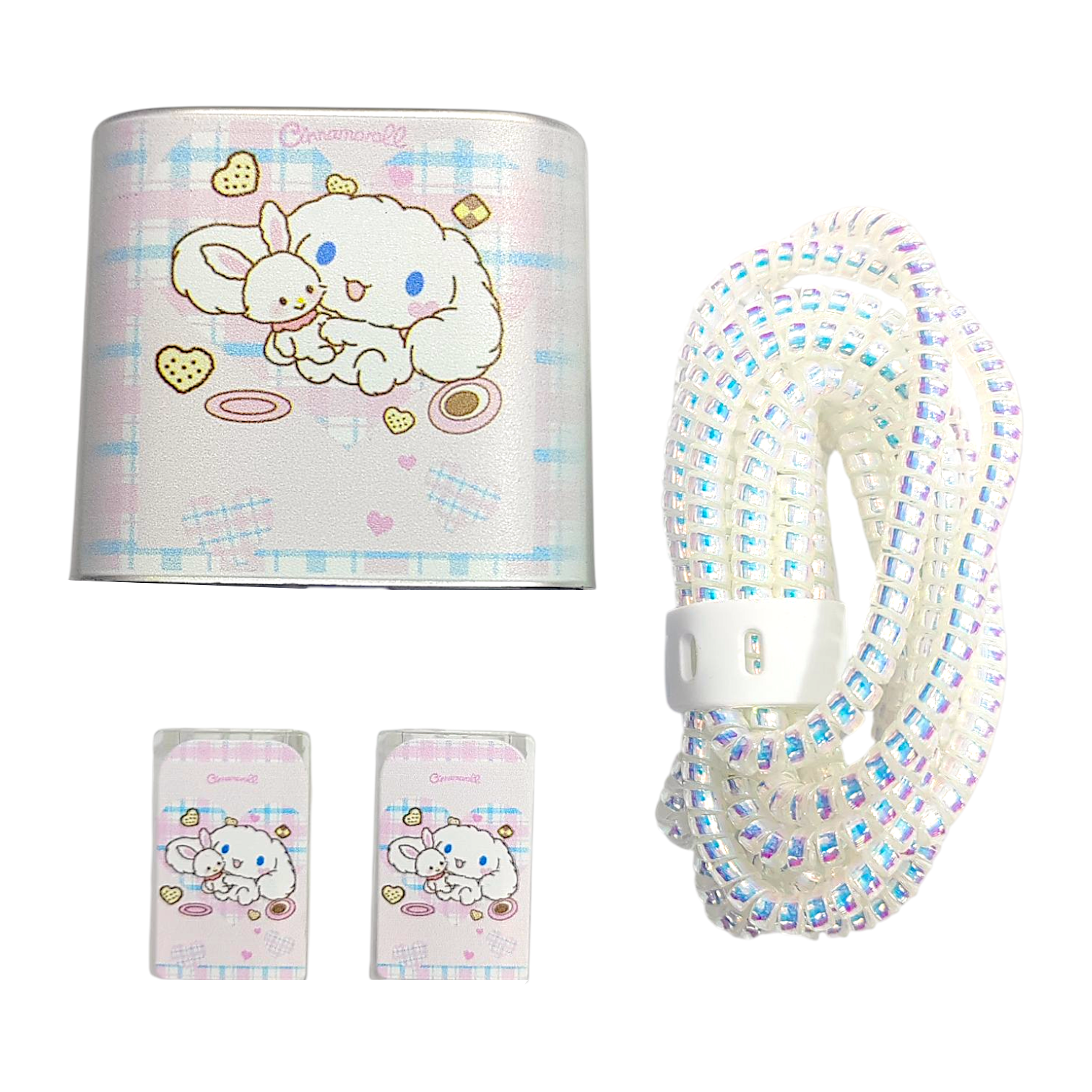 محافظ فانتزی مخصوص شارژر 25 وات سامسونگ طرح سینامورول