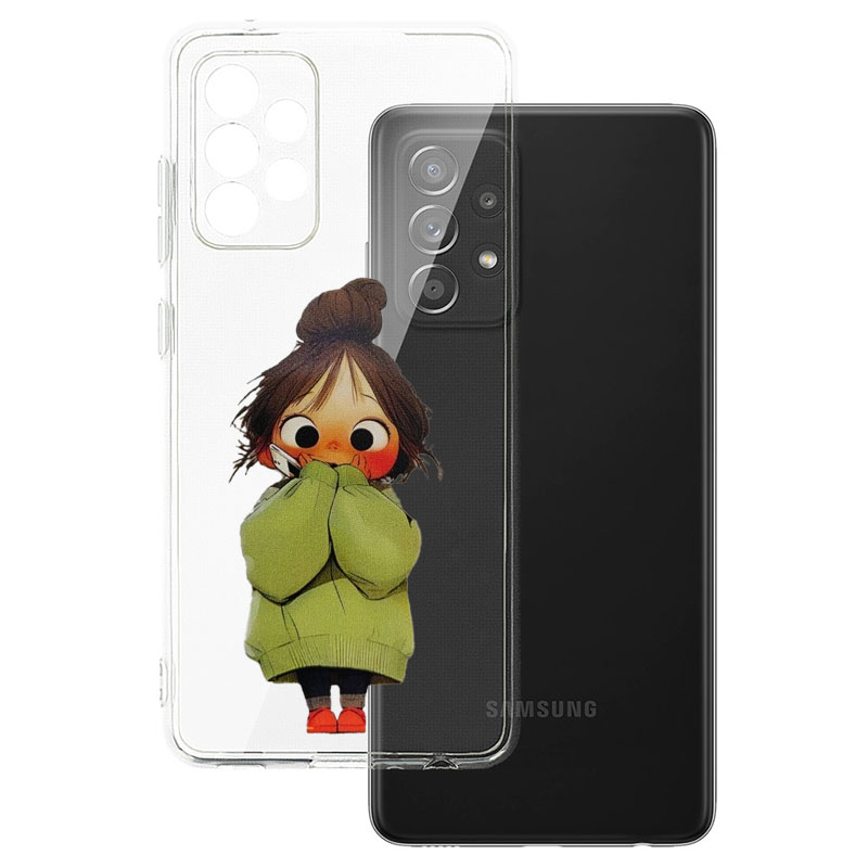 کاور شفاف طرحدار گوشی سامسونگ Samsung A52/A52s