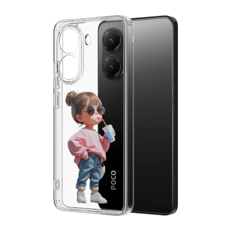 کاور شفاف طرحدار گوشی شیائومی Xiaomi POCO X7 Pro