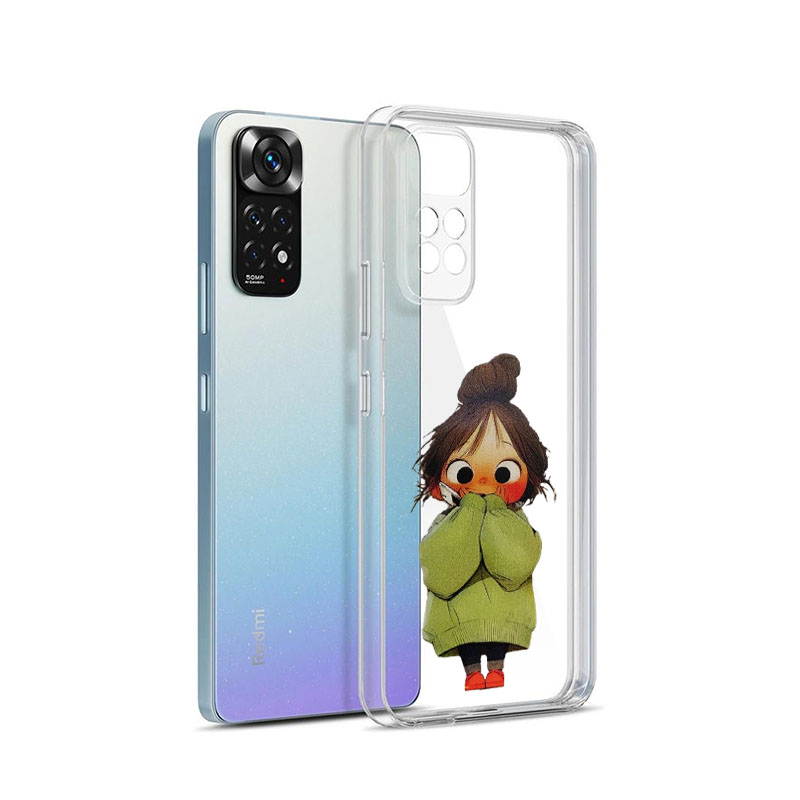 کاور شفاف طرحدار گوشی ردمی Redmi Note 11/Note 11s
