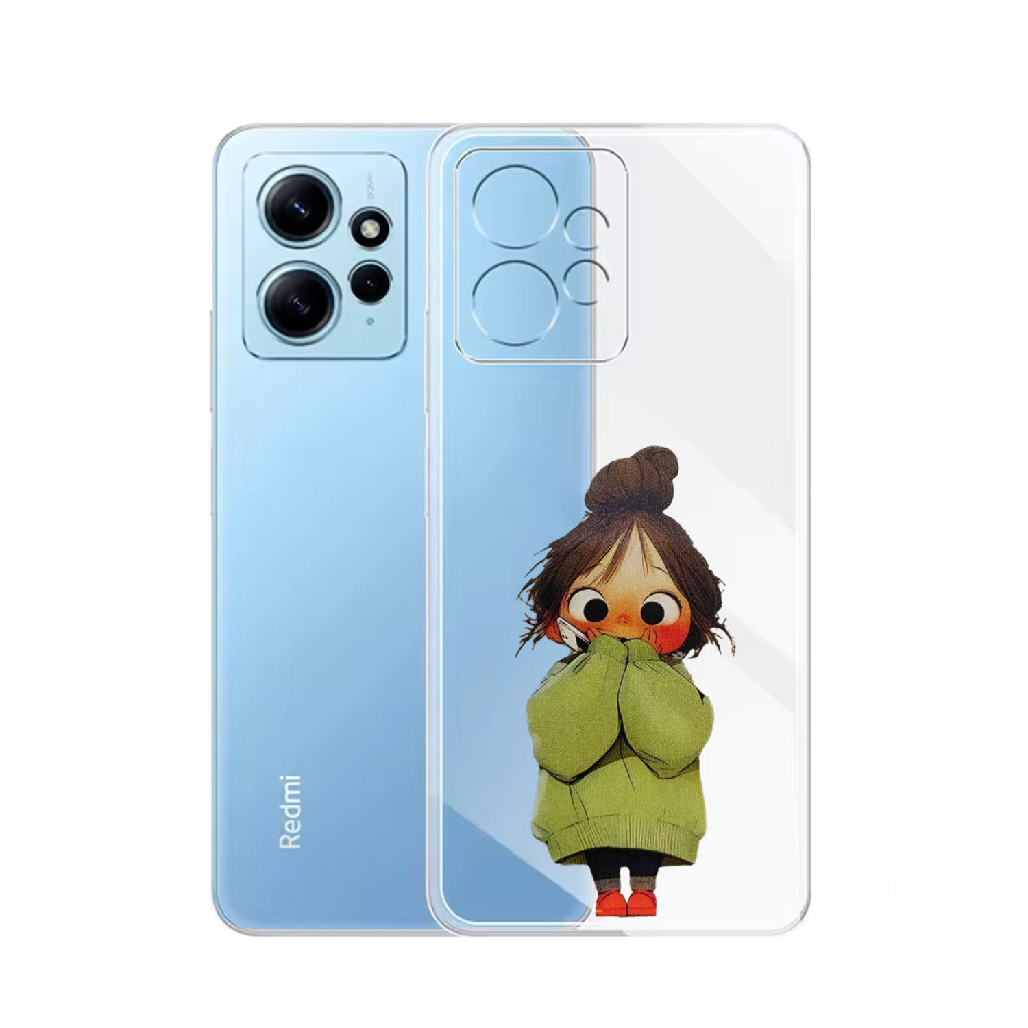 کاور شفاف طرحدار گوشی ردمی Redmi Note 12 (4G)