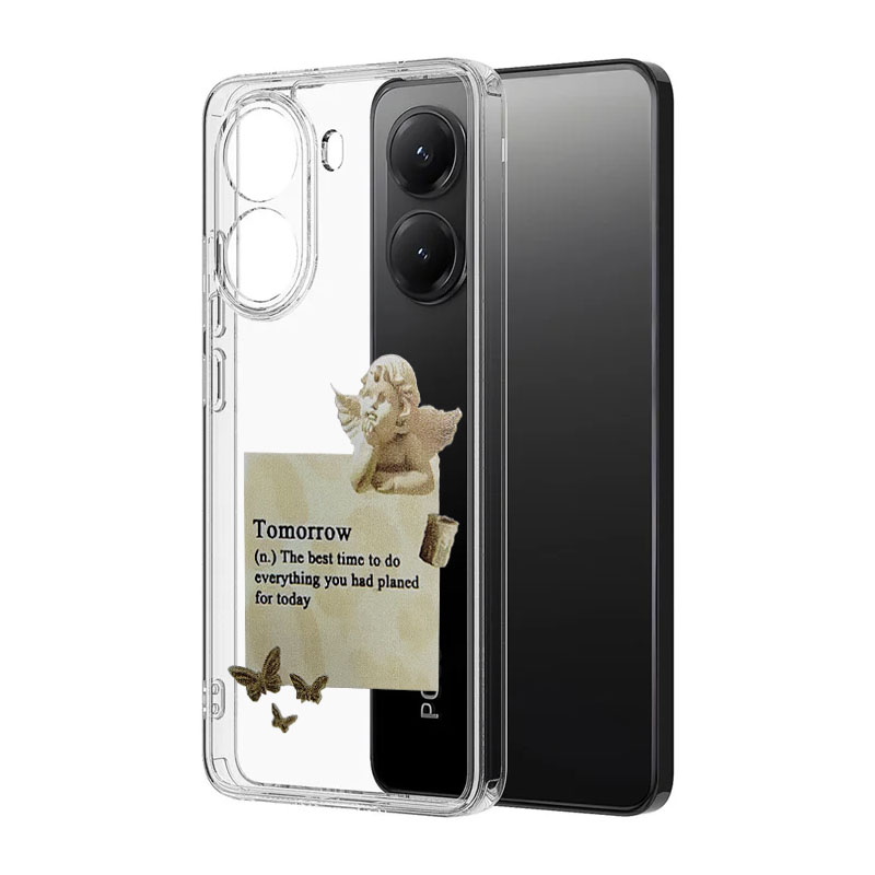 کاور شفاف طرحدار گوشی شیائومی Xiaomi POCO X7 Pro