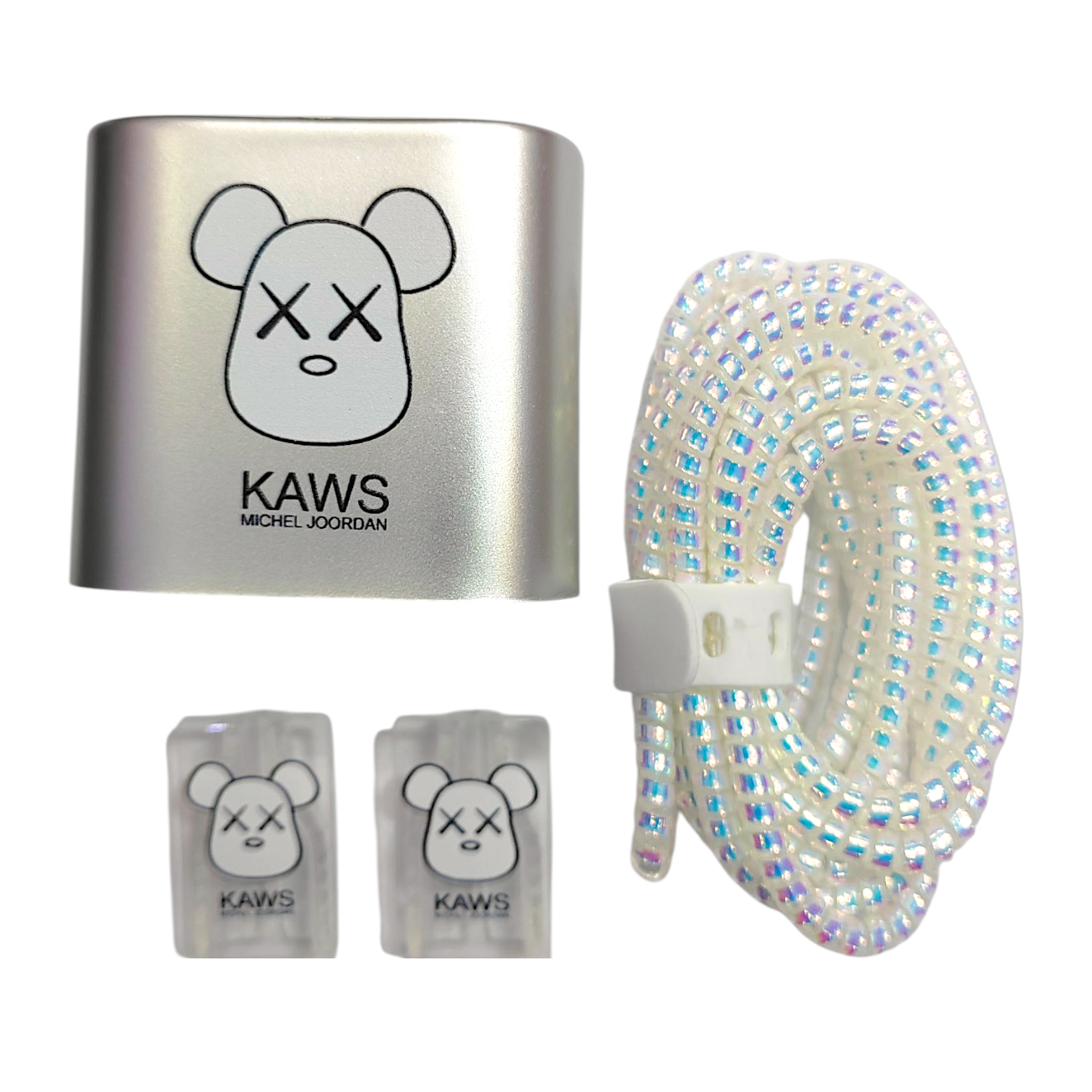 محافظ فانتزی مخصوص شارژر 25 وات سامسونگ طرح KAWS