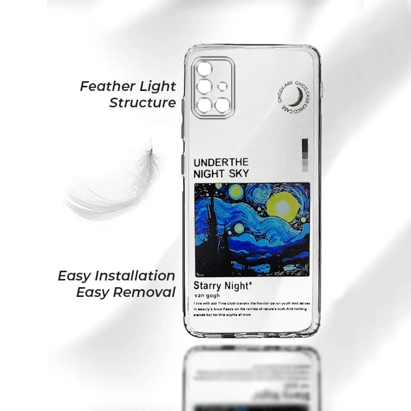 کاور شفاف طرحدار گوشی سامسونگ Samsung A51