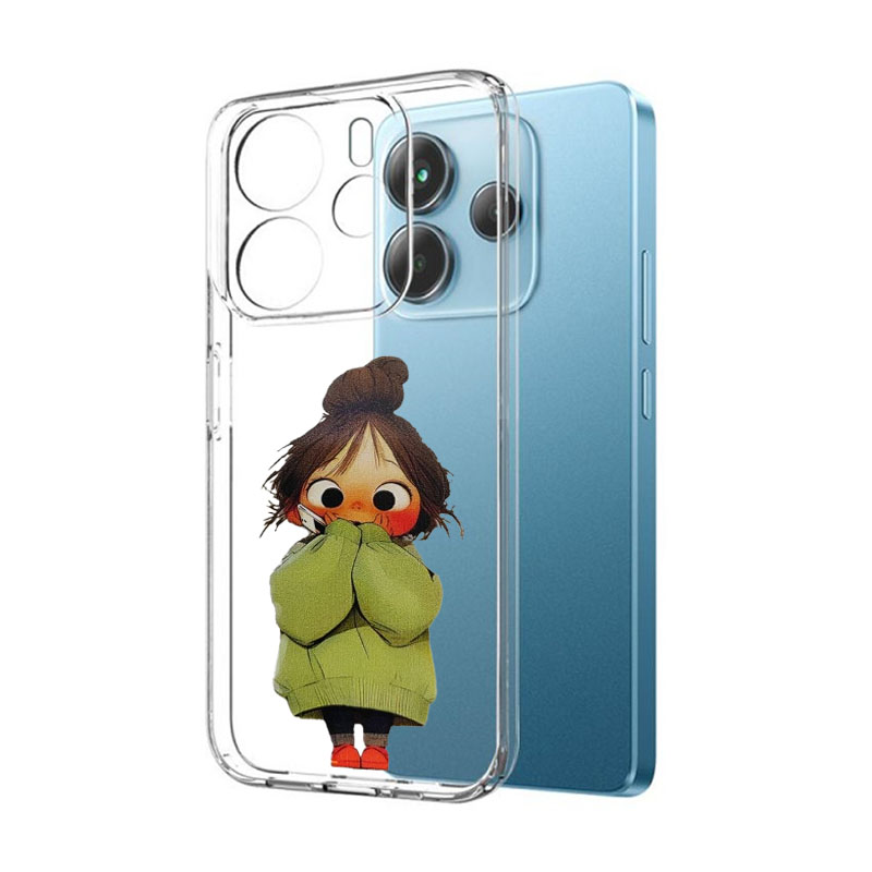 کاور شفاف طرحدار گوشی ردمی Redmi Note 14 (4G)