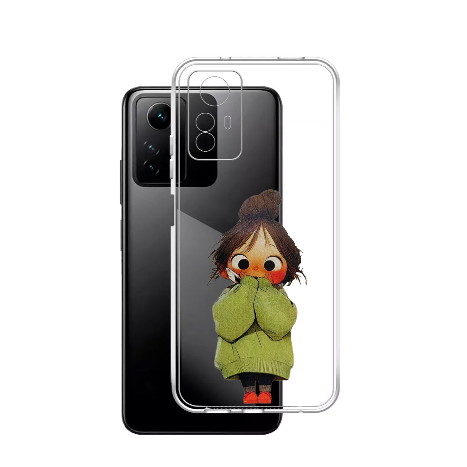 کاور شفاف طرحدار گوشی ردمی Redmi Note 12s