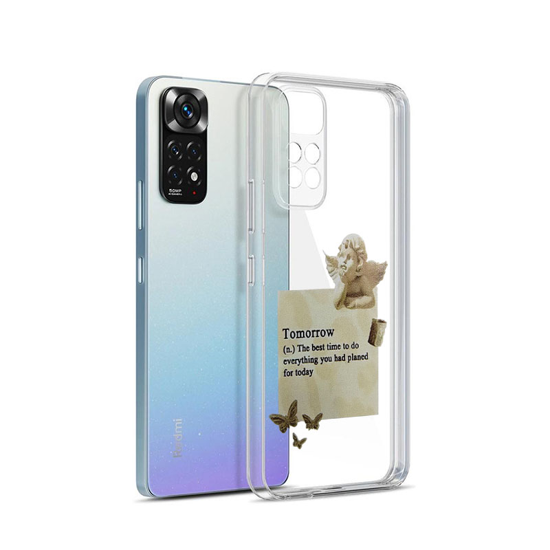 کاور شفاف طرحدار گوشی ردمی Redmi Note 11/Note 11s