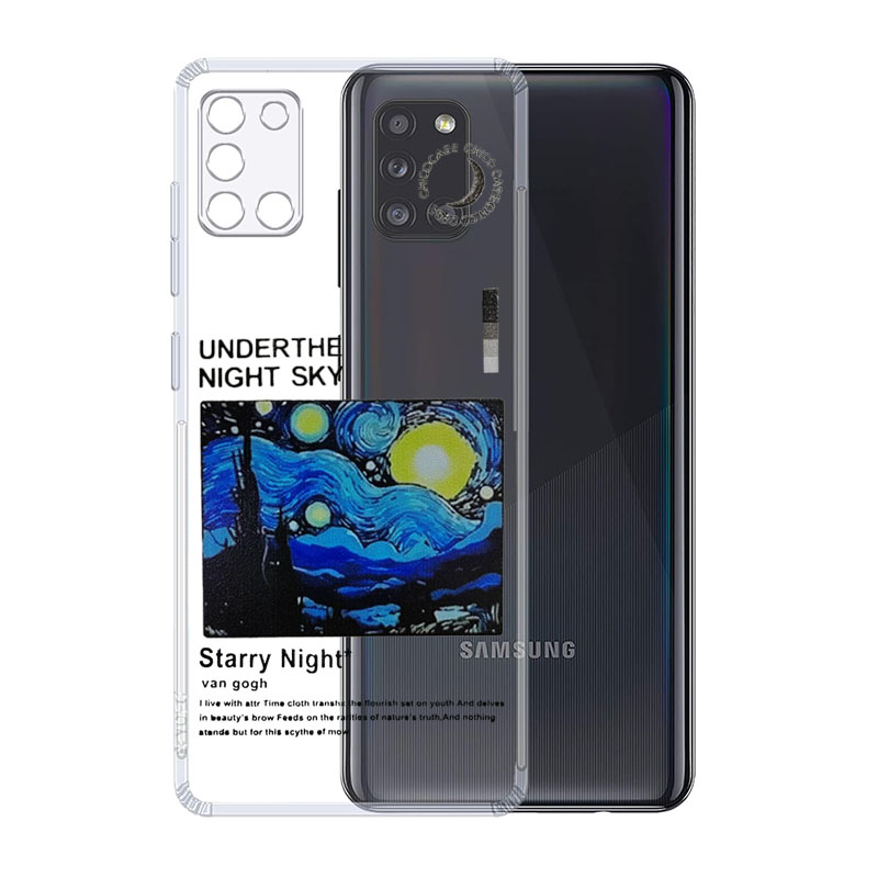 کاور شفاف طرحدار گوشی سامسونگ Samsung A31
