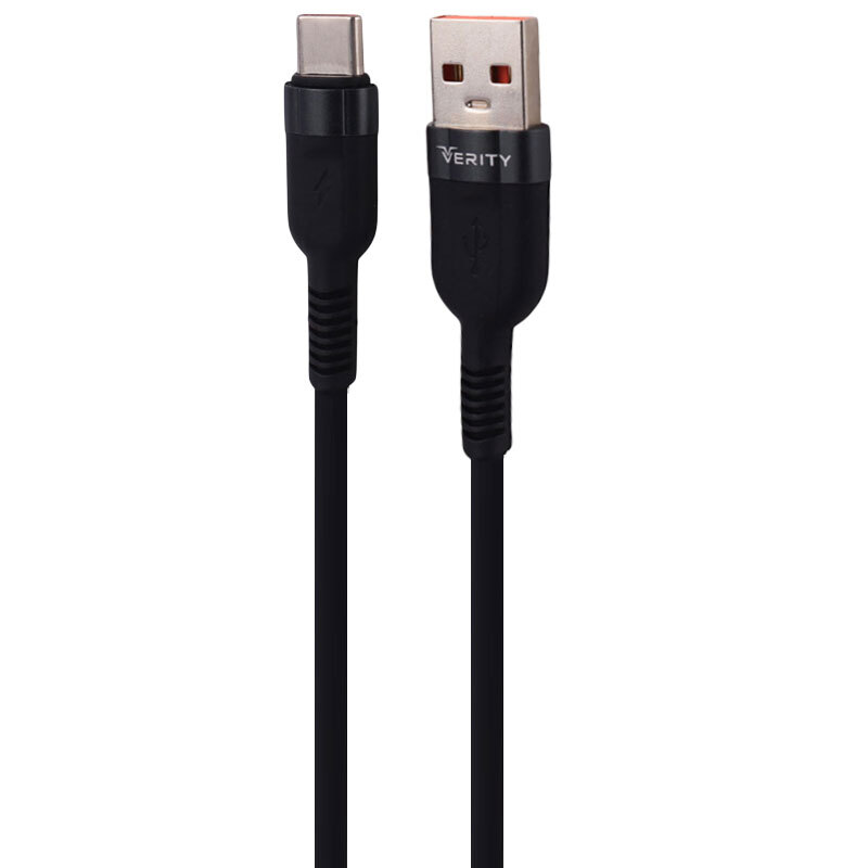 کابل شارژ تایپ سی Verity CB-3160T-B 65W
