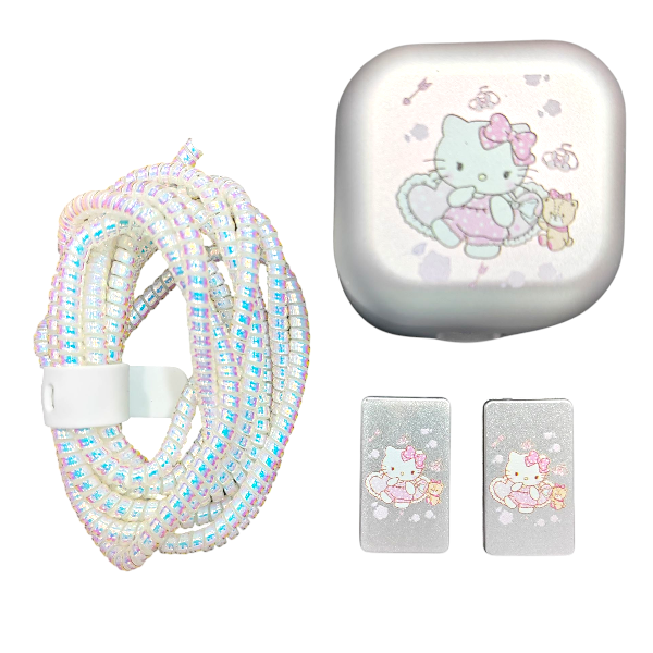 محافظ فانتزی مخصوص شارژر 20 وات آیفون طرح کیتی