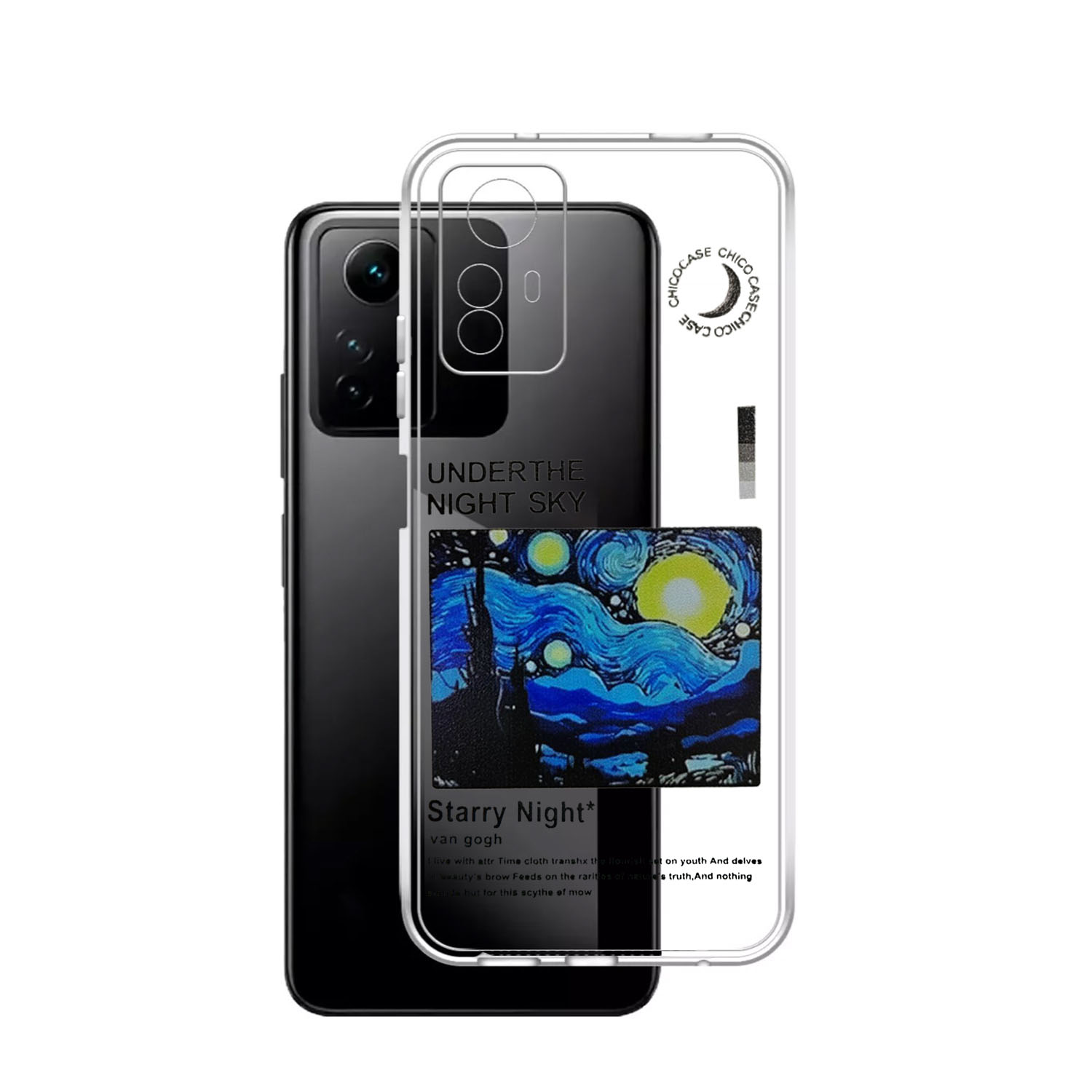 کاور شفاف طرحدار گوشی ردمی Redmi Note 12s