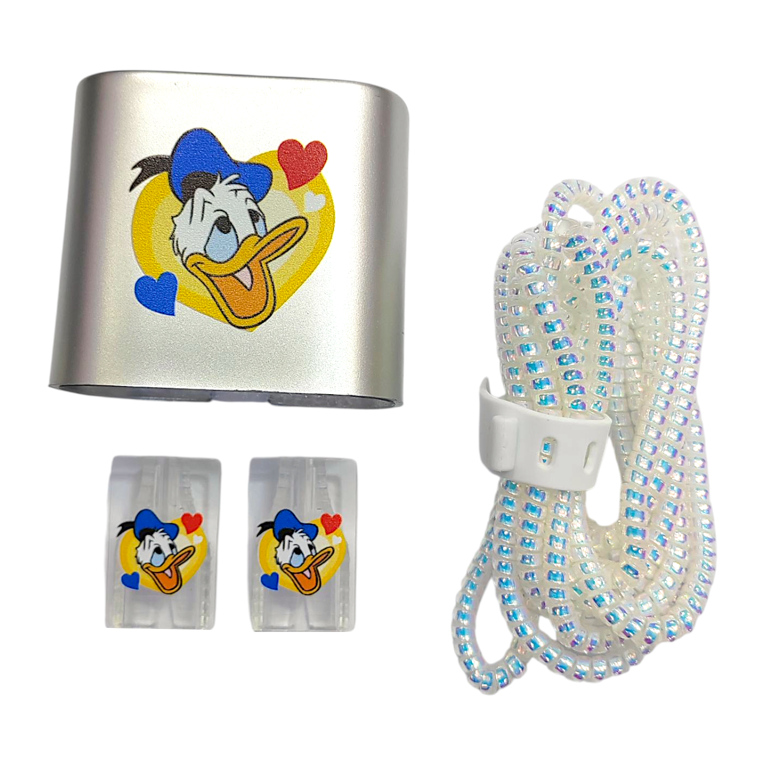 محافظ فانتزی مخصوص شارژر 25 وات سامسونگ طرح دونالد داک