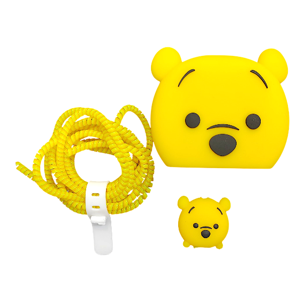 محافظ فانتزی مخصوص شارژر 20 وات آیفون طرح وینی د پو