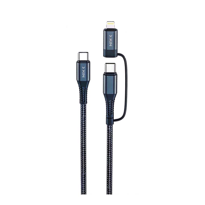 کابل شارژ دو کاره تایپ سی و لایتنینگ XKIN XK-X132