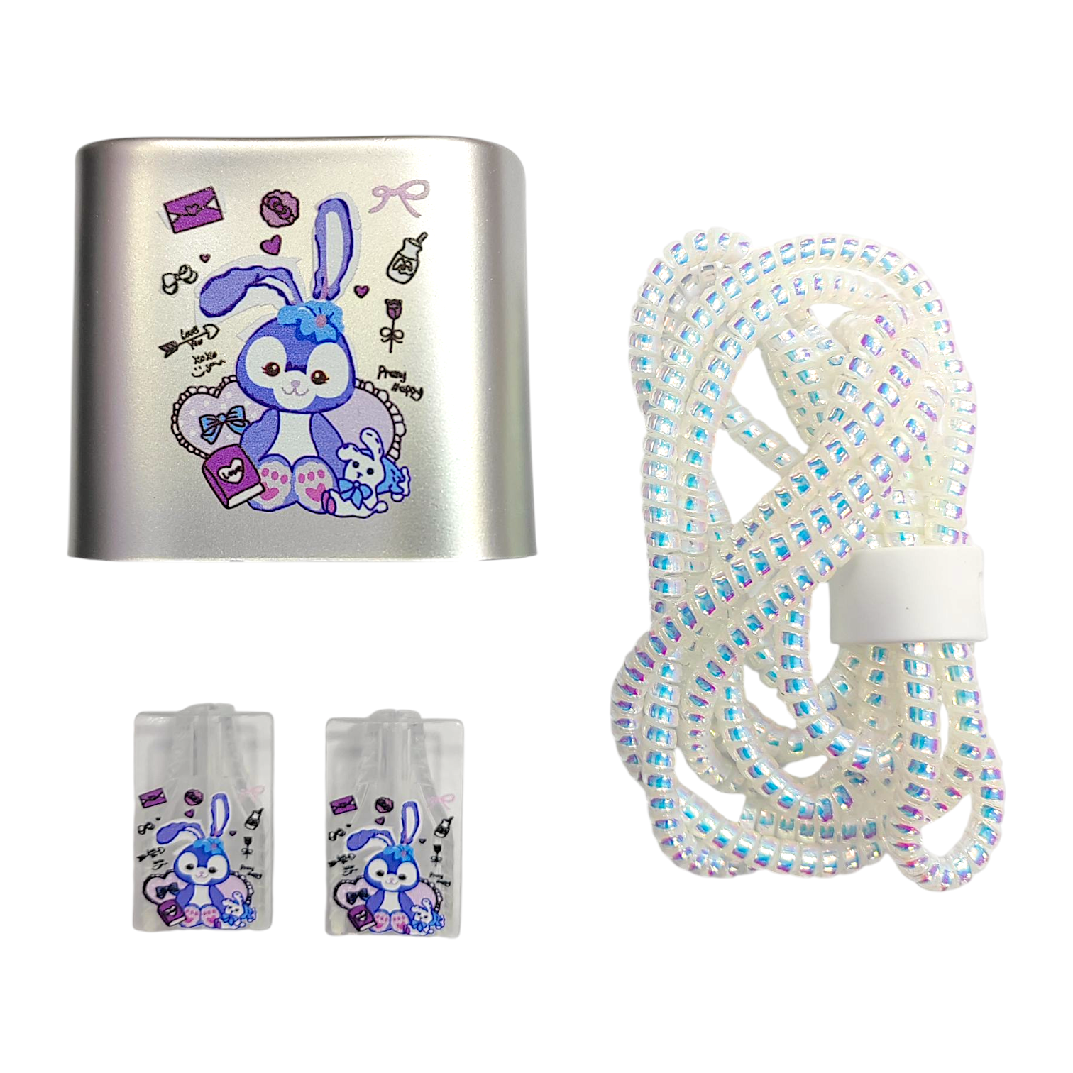 محافظ فانتزی مخصوص شارژر 25 وات سامسونگ طرح خرگوش