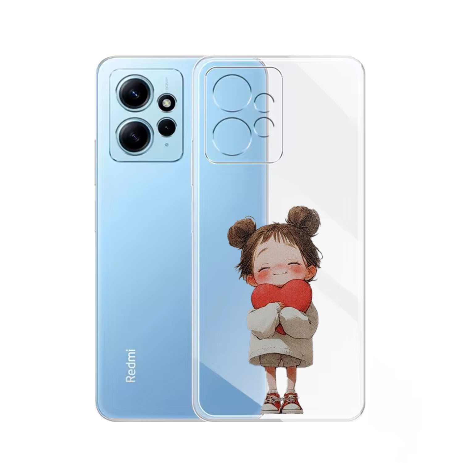 کاور شفاف طرحدار گوشی ردمی Redmi Note 12 (4G)