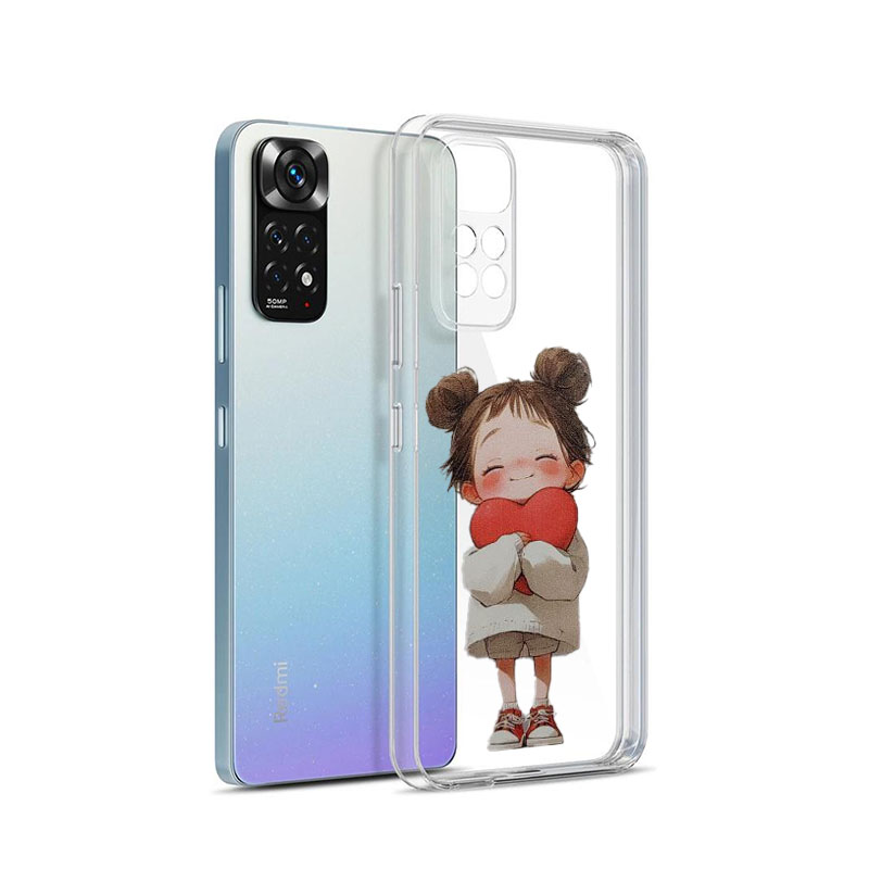 کاور شفاف طرحدار گوشی ردمی Redmi Note 11/Note 11s